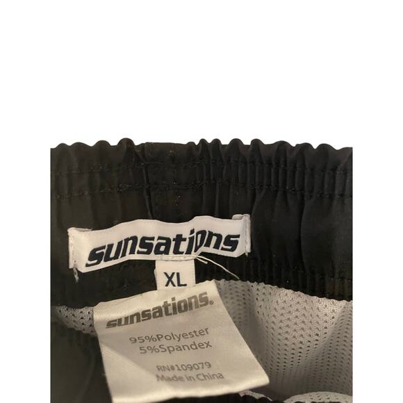 Sunsations Graphic Swim Casual Cruise Vacation Pool Beach Palm Tree Men’s XL - Picture 3 of 4